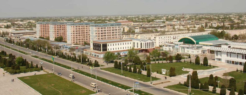 'Город Джизак в республике Узбекистан