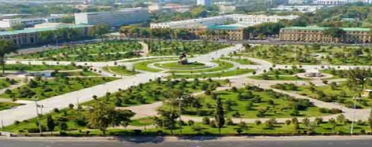'Великолепные площади, скверы и памятники в солнечном Ташкенте